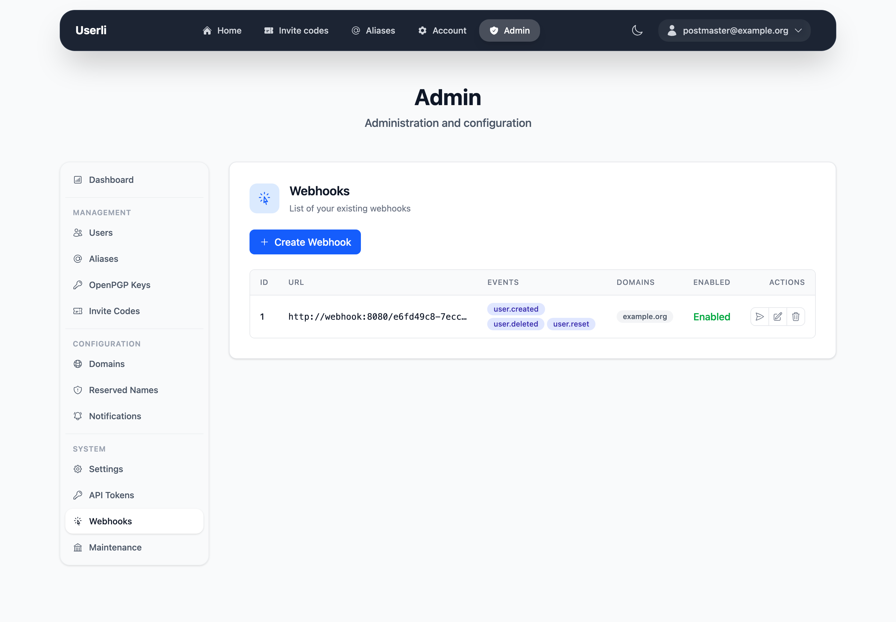 Webhooks